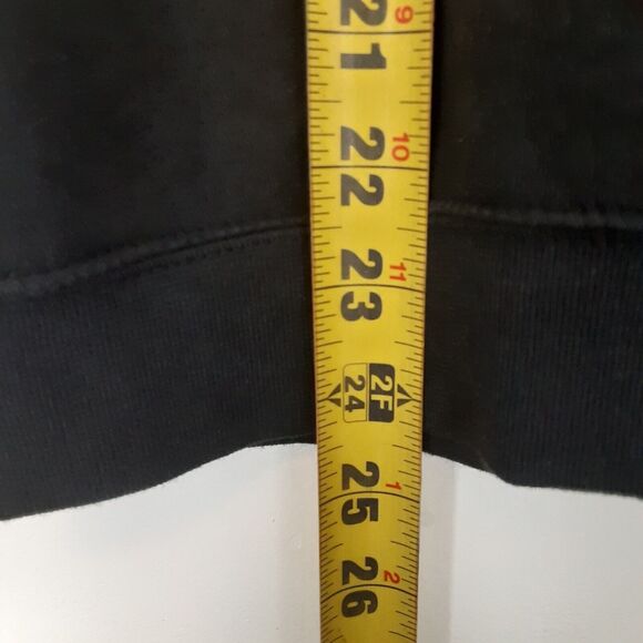 Nike Hoodie Women S Black Sweatshirt Sweater Swoosh Lightweight Thin Turtleneck - Picture 7 of 7